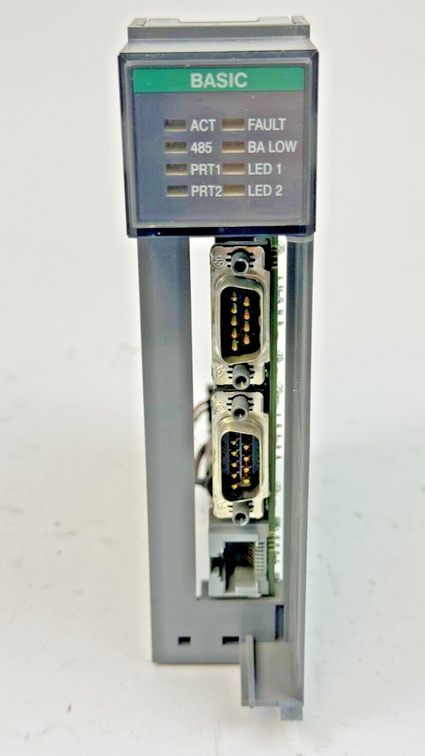 ALLEN-BRADLEY - 1746-BAS SER. C FRN: 6 - SLC 500 BASIC MODULE *NO DOOR*