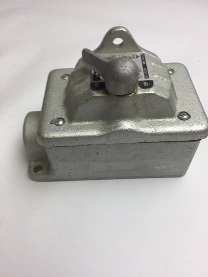 GE CR101Y400H MAN MOTOR STARTER SINGLE SPEED 1HP MAX 115/230V 25-60HZ 1 POLE