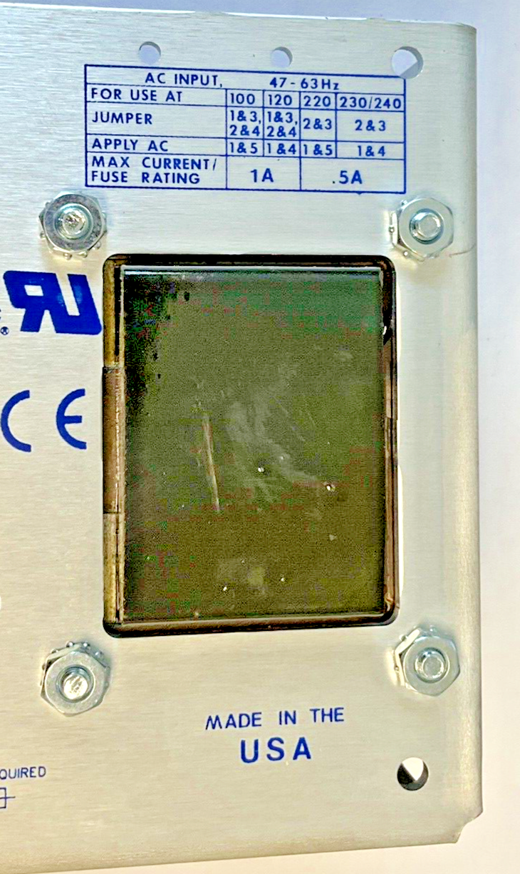 INTERNATIONAL POWER IHC12-3.4 POWER SUPPLY 12VDC 3.4AMPS
