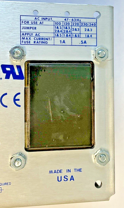 INTERNATIONAL POWER IHC12-3.4 POWER SUPPLY 12VDC 3.4AMPS