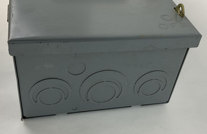SQUARE D H363 SAFETY SWITCH SER.F05 100A 600VAC FUSIBLE