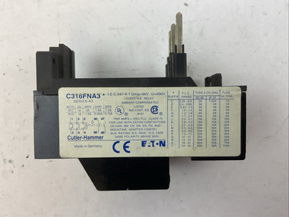CUTLER HAMMER C316FNA3* OVERLOAD RELAY 3.5-5A