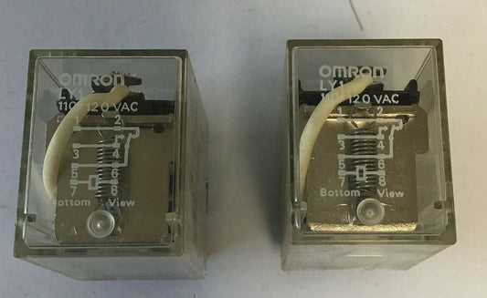 OMRON LY1 RELAY 110/120VAC 15A 28VDC  ***LOTOF2***