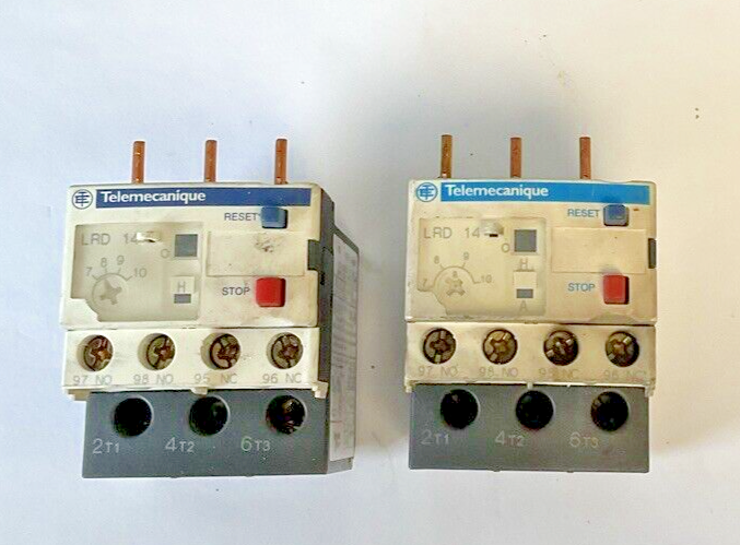TELEMECANIQUE LRD 14 CONTACTOR 7-10A 690V 50/60HZ ***LOTOF2***