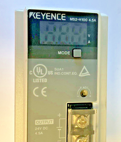KEYENCE MS2-H100 POWER SUPPLY 4.5A 240VAC 2.1A 50/60HZ