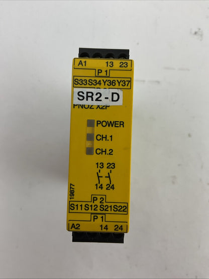 PILZ PNOZ X2P 24VACDC 2N/O SAFETY RELAY