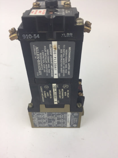 ALLEN BRADLEY 700-PL600A1 SER B RELAY 700-P400A1 SER A 700-PLL20A1 SER B PL236