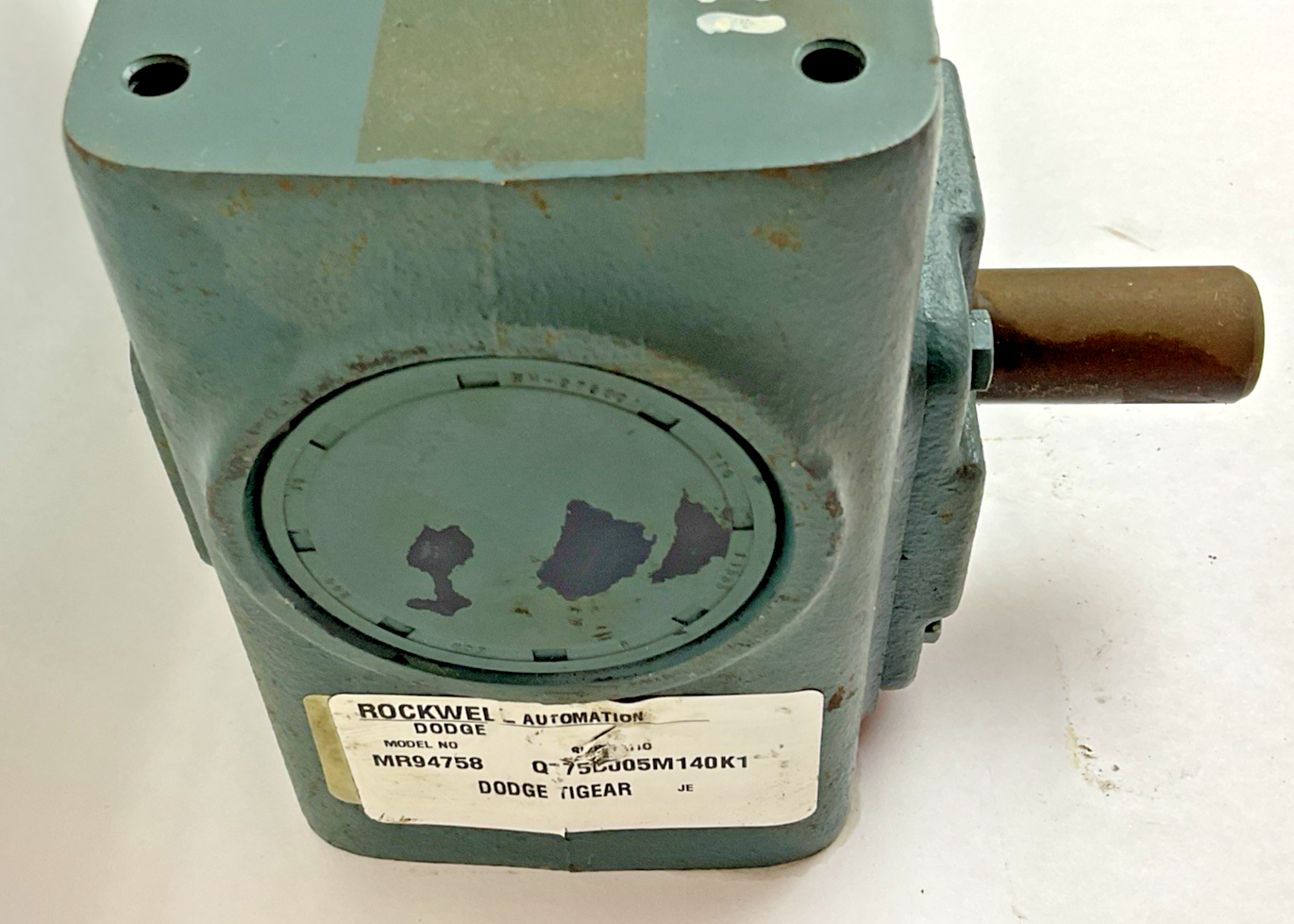 DODGE TIGEAR MR94758 GEAR REDUCER 5:1  1750RPM 2.59HP *HAS SHELF WEAR*