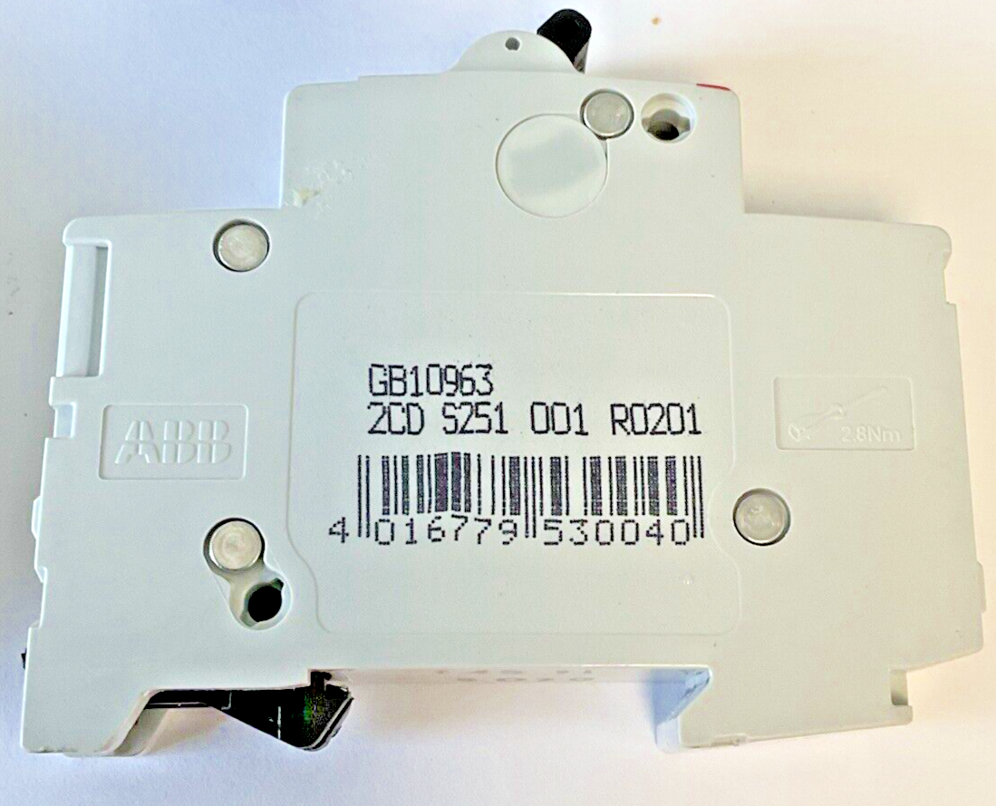 ABB 2CDS251001R0201,2CDS251001R0044,2CDS25106,2CDS25100 CIRCUIT BREAKER 230/400V