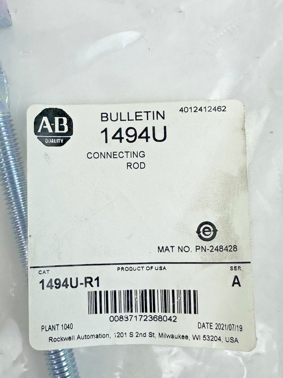 Allen Bradley 1494U-D30 Disconnect Unit KIT 1494U-HM1 1494U-R1