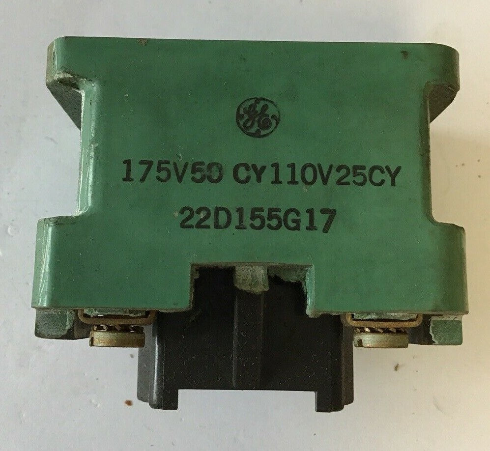GENERAL ELECTRIC 22D155G-17 COIL RENEWAL 175V50CY 110V25CY