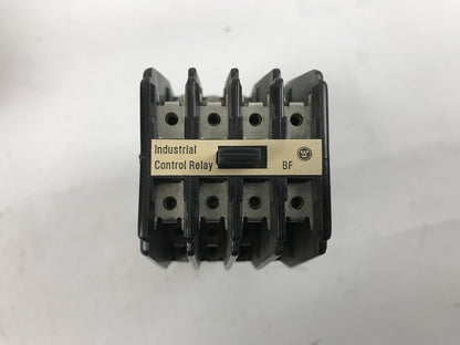 Westinghouse Industrial Control Relay BFE75F - 120V/110V Coil 178C603G01 - 10A