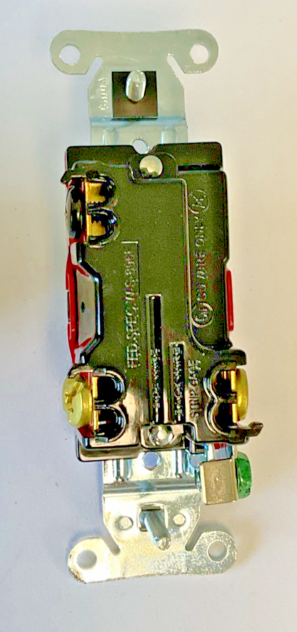 HUBBELL 1223GY TOGGLE SWITCH 3POS. 20A 120/277VAC ***LOTOF3***