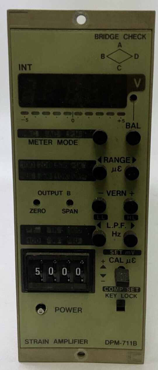 KYOWA DPM-711B STRAIN AMPLIFIER