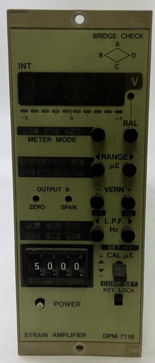 KYOWA DPM-711B STRAIN AMPLIFIER