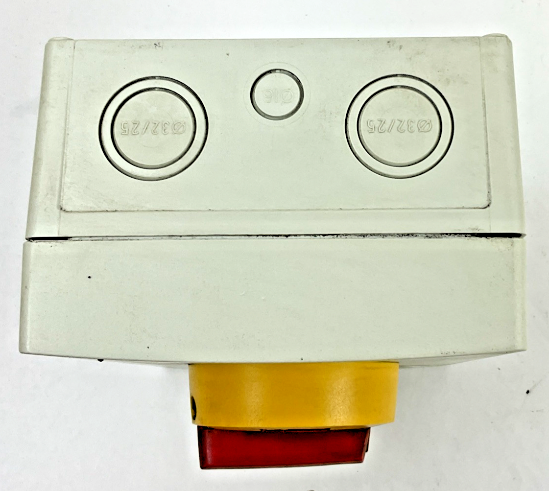 KATKO KEM 340UL Y/R MANUAL MOTOR CONTROLLER 600VAC 40A TYPE 4X