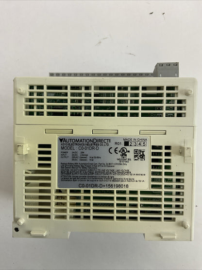 AUTOMATIONDIRECT C0-01DR-D I/O MODULE INPUT 24VDC OUTPUT 250VAC 30VDC CLICK KOYO