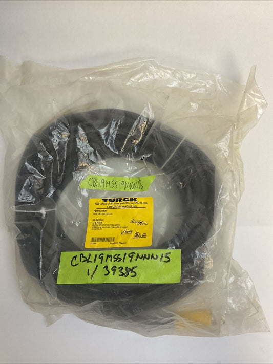 TURCK BKM 19-1958915/S101 CORDSET 30V 3A