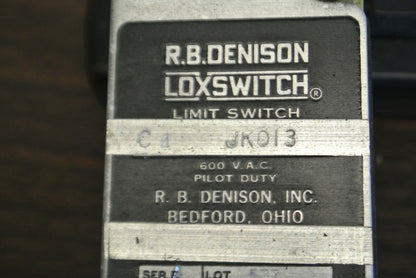 GOULD / R.B. DENISON / C4-JK013 LIMIT SWITCH / NEW SURPLUS / C4JK013