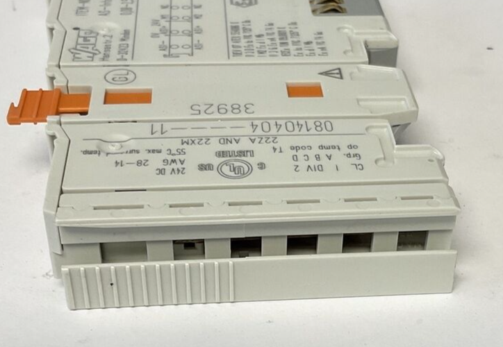 WAGO 750-655 OUTPUT MODULE 8 CHANNEL  24VDC