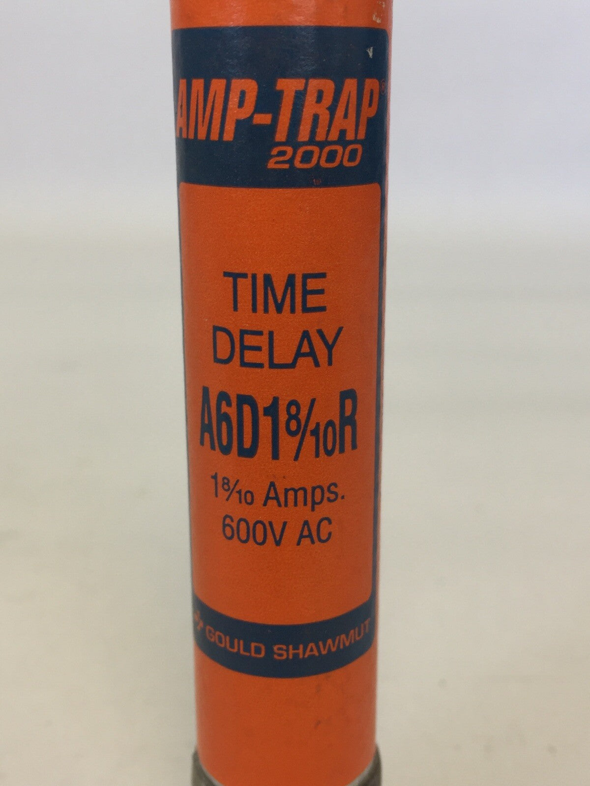 GOULD SHAWMUT AMP-TRAP A6D1-8/10R TIME DELAY FUSE 1-8/10AMP 600VAC (LOT OF 12)