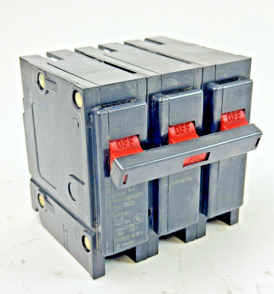 WESTINGHOUSE - BR320 - SNAP-IN CIRCUIT BREAKER - 3 POLE/20A/240 VAC