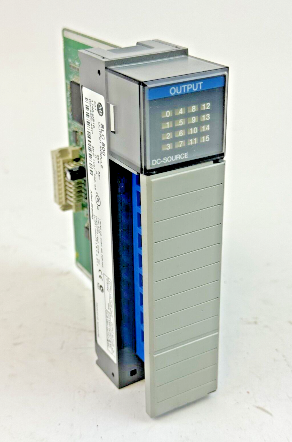 ALLEN-BRADLEY - 1746-OB16 SER. D REV. A - SLC 500 OUTPUT MODULE