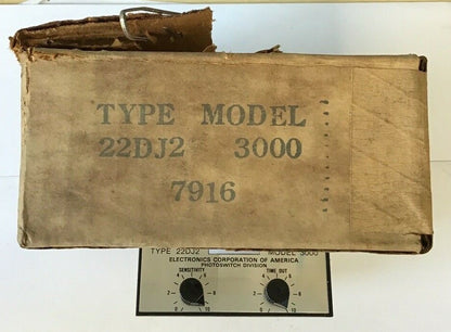 ELECTRONICS CORPORATION OF AMERICA 22DJ2-3000 PHOTOSWITCH CONTROL CARD