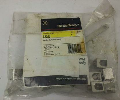 GENERAL ELECTRIC, SPECTRA SERIES, AEG10, BONDED EQUIPMENT GROUND KIT, NEW
