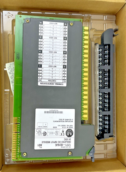 ALLEN BRADLEY 1771-IQ16 INPUT MODULE CAT.REV.A01 REV.A01 SER.C 5VDC