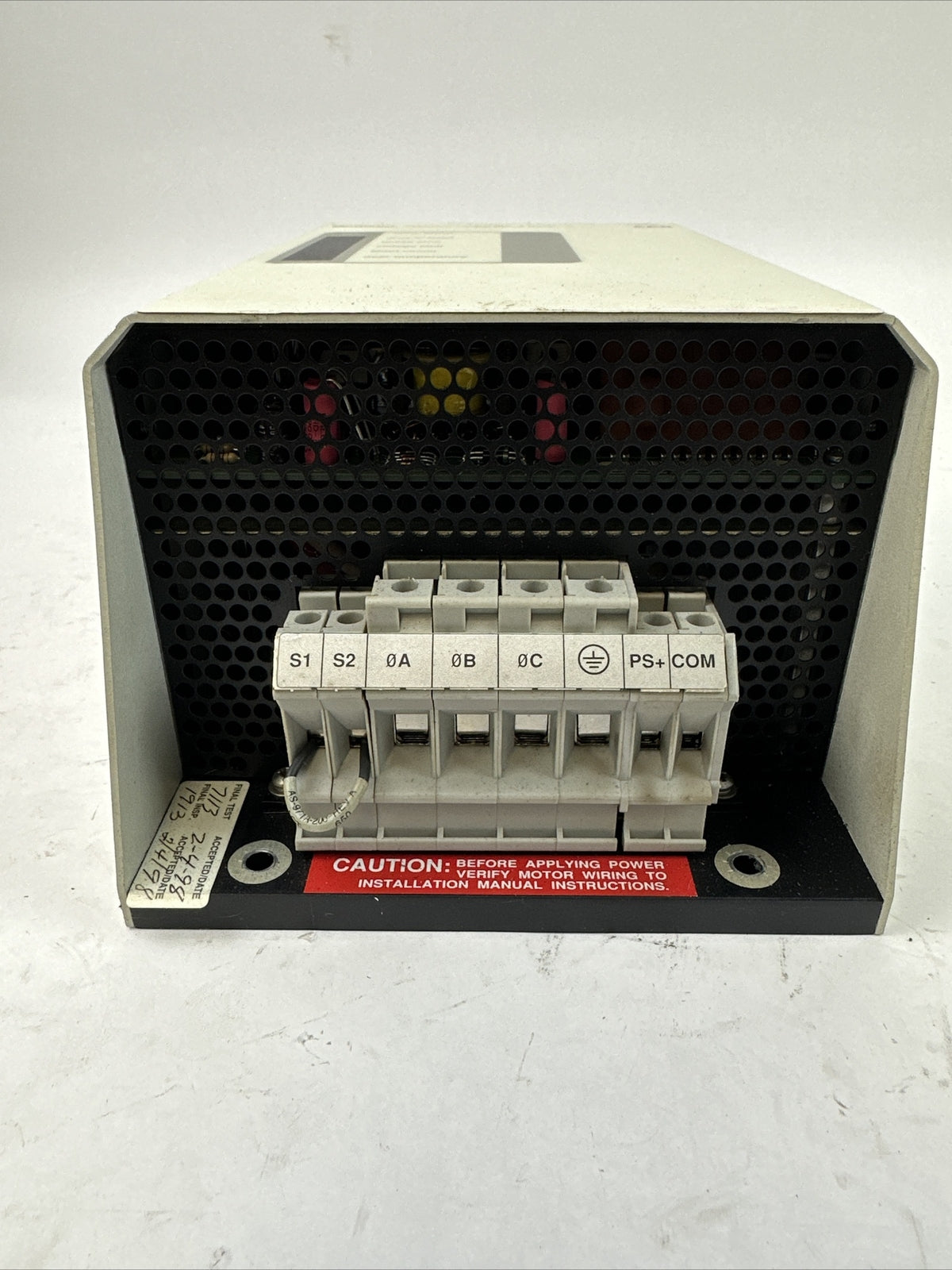 MODICON DR-1010-000 DR1010 SERVO DRIVE 10A CYBERLINE 1000A SERVO DRIVE