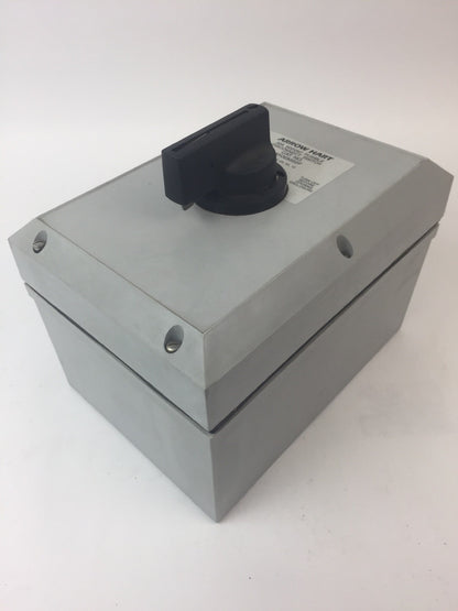 ARROW HART AH30MS2F DISCONNECT SWITCH 30A 600VAC FUSIBLE TYPE 3T,4X,12 ENCLOSED