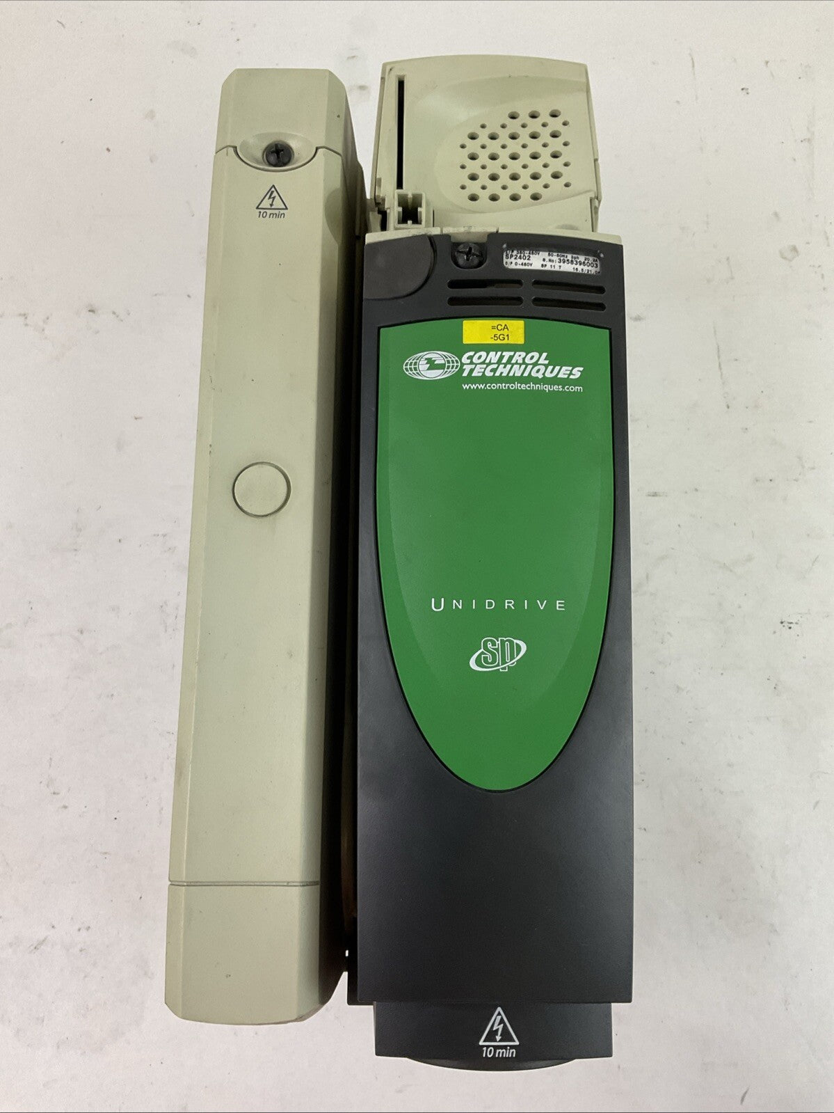 EMERSON CONTROL TECHNIQUES SP2402 UNIDRIVEOUTPUT 0-480V 16.5/21A INPUT 380-480V