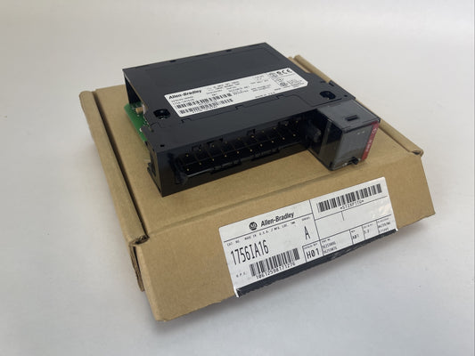ALLEN BRADLEY 1756-IA16 SER A CATALOG REV H01 F/W REV 3.2 AC INPUT 16PT 120VAC