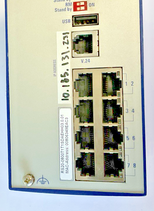 HIRSCHMANN RS20-0800T1T1SDAEHH03.0.01 RAIL SWITCH 60VDC 30VAC
