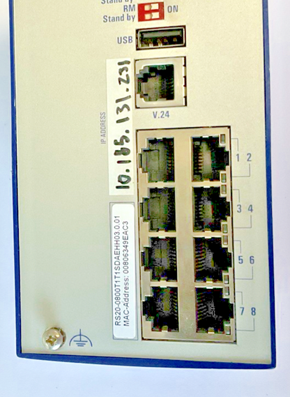 HIRSCHMANN RS20-0800T1T1SDAEHH03.0.01 RAIL SWITCH 60VDC 30VAC