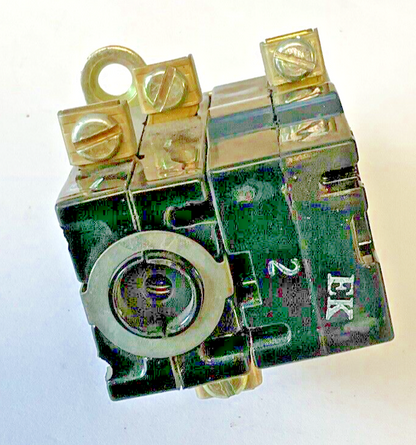 GENERAL ELECTRIC CR2940UX PUSH BUTTON CONTACT BLOCK 110V 50/60CY