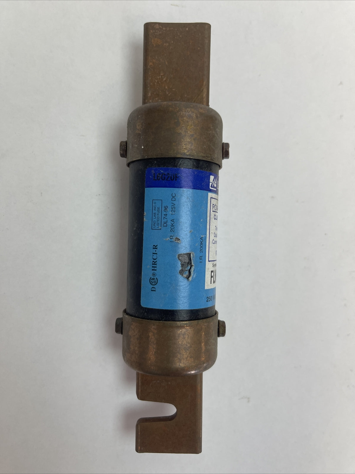 LITTELFUSE FLNR175 POWR-GARD DUAL ELEMENT TIME DELAY CLASS RK5 175A 250VAC FUSE