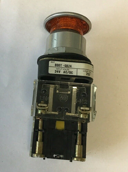 ALLEN BRADLEY 800T-QB24  PUSH BUTTON 24VAC/DC SERIES T