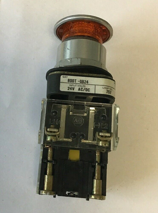 ALLEN BRADLEY 800T-QB24  PUSH BUTTON 24VAC/DC SERIES T