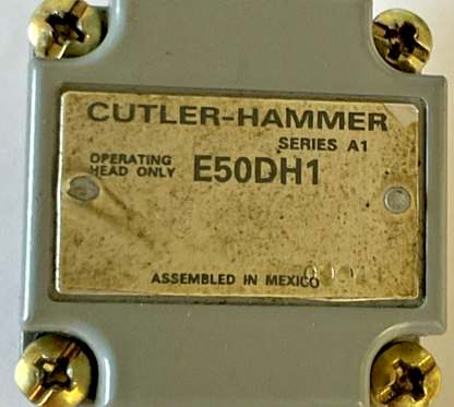EATON E50DH1 LIMIT SWITCH SIDE PIN PLUNGER SER.A1