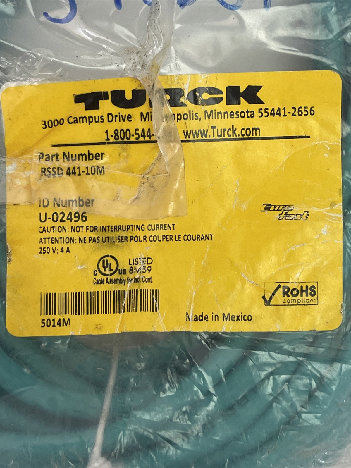 TURCK RSSD-441-10M CABLE