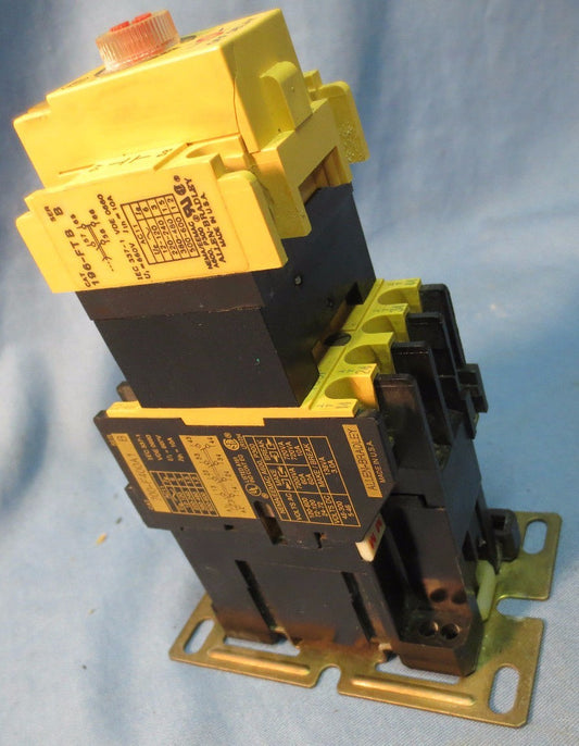 ALLEN-BRADLEY 700-F310A1 Ser. B - RELAY, 120/110 VAC w/ 196-FTB TIMER