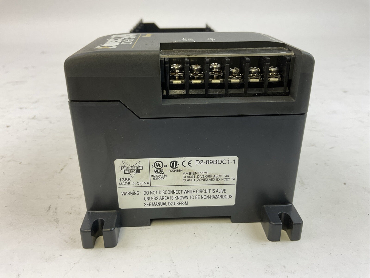 AUTOMATION DIRECT D2-09BDC1-1 POWER SUPPLY 9-SLOT RACK 12/24VDC KOYO DIRECT 205