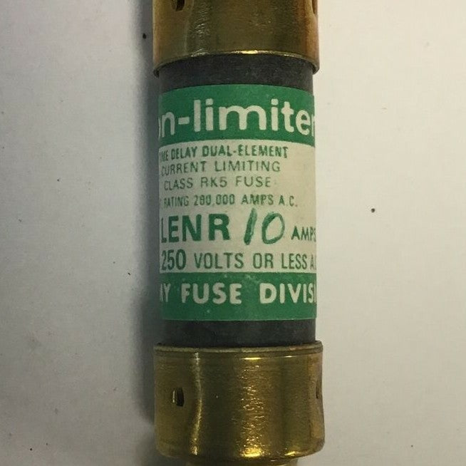 ECONOMY LENR 10 FUSE CLASS RK5 ECON-LIMITER 250VAC 10A ***LOTOF10***