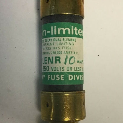 ECONOMY LENR 10 FUSE CLASS RK5 ECON-LIMITER 250VAC 10A ***LOTOF10***