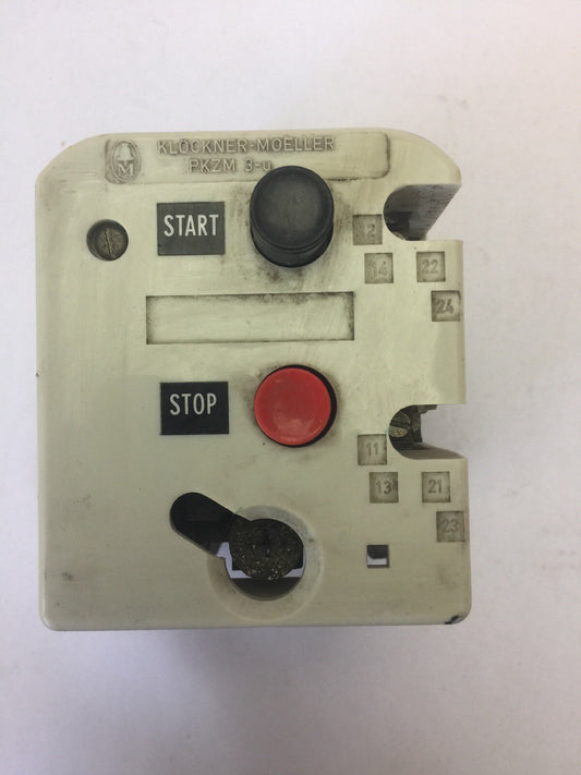 KLOCKNER MOELLER PKZM 3-6,3-U-NA 600VAC 40HP MANUAL MOTOR STARTER 3.5-6.0A