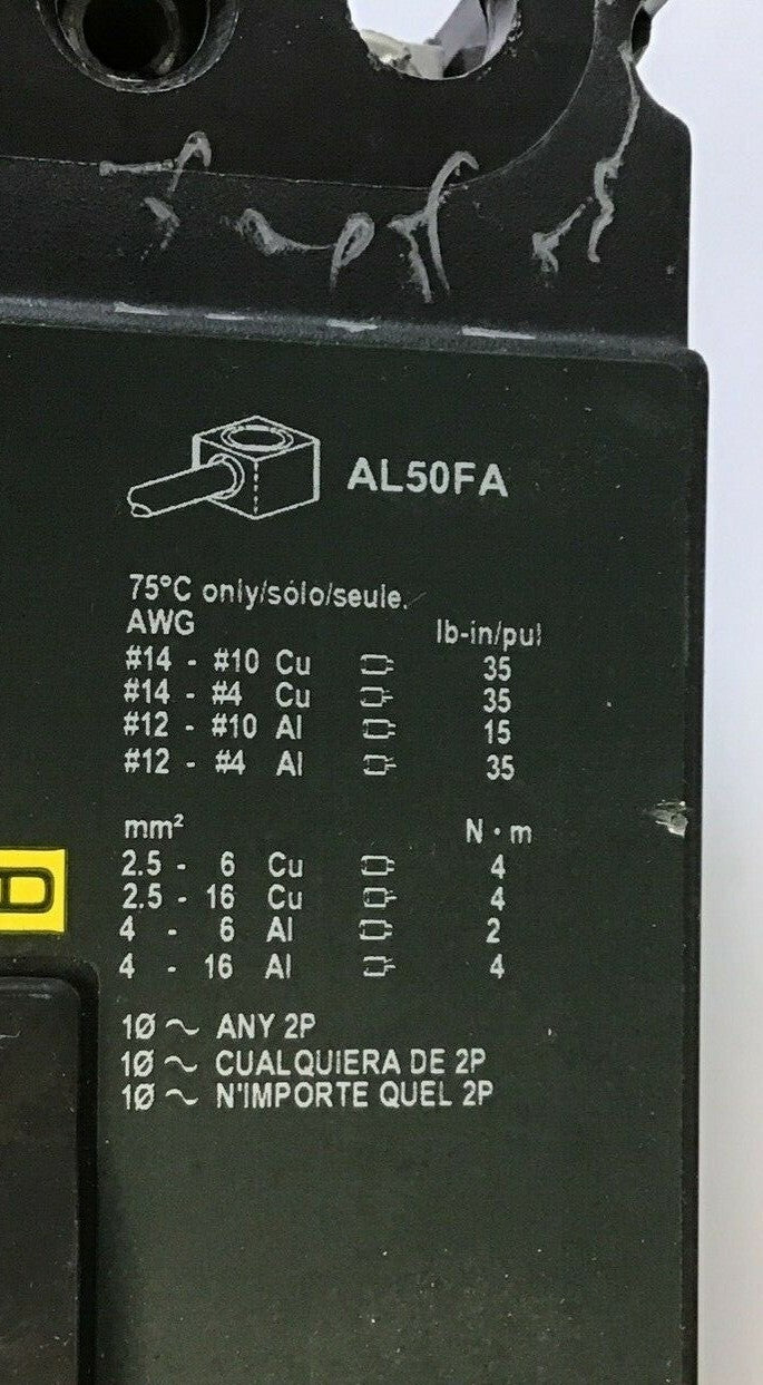 SQUARE D FAL3603015M CIRCUIT BREAKER 30A 600VAC
