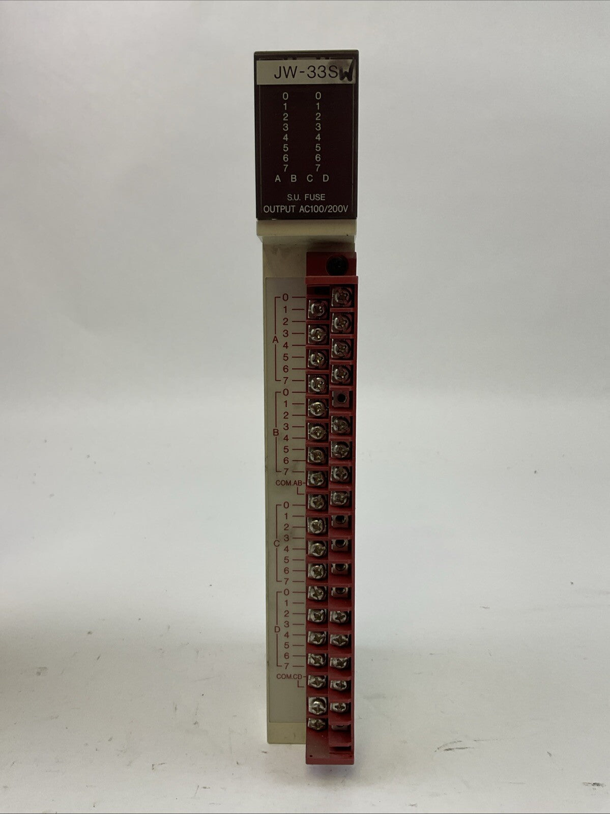 SHARP JW-33S AC OUTPUT MODULE 100-120/200-240VAC 1A/PNT. 4A/COM.