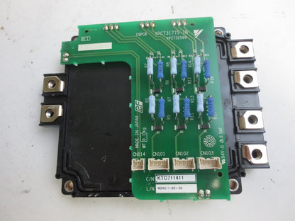 YASKAWA YPZT32599 / YPCT31775-1B - PCB + MITSUBISHI CM150G6X-24S1 IGBT